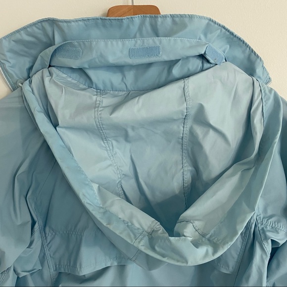 Columbia Light Blue Rain Jacket - Picture 4 of 8